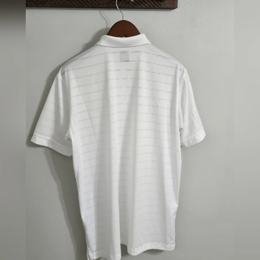 Callaway Men's Basic Short Sleeve Opti-Vent Open Mesh Polo Golf Shirt Size Large - Picture 3 of 9